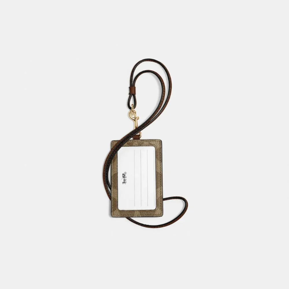 COACH Id Lanyard in Signature Canvas